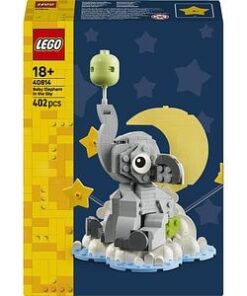 LEGO Iconic: Pui de elefant pe cer 40814, 18 ani+, 402 piese