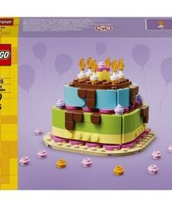 LEGO Iconic: Tort pentru petrecerea de zi de nastere 40815, 7 ani+, 219 piese