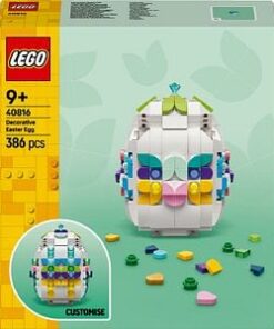 LEGO Iconic: Ou de Paste decorativ 40816, 9 ani+, 386 piese
