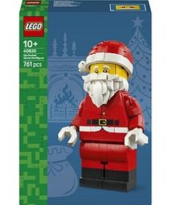 LEGO Iconic: Minifigurina Mos Craciun supradimensionata 40820, 10 ani+, 761 piese