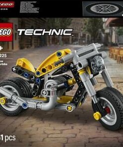 LEGO Technic: Motocicleta galbena 42225, 7 ani+, 151 piese
