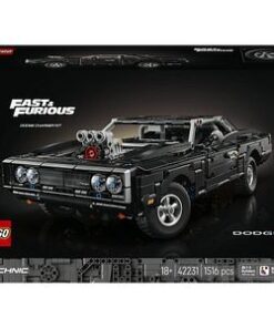 LEGO Technic: Masina Dodge Charger R/T din Fast and Furious 42231, 18 ani+, 1516 piese