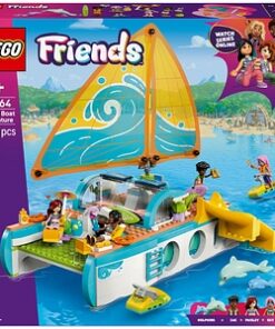LEGO Friends: Calatoria aventuroasa cu barca 42664, 6 ani+, 685 piese