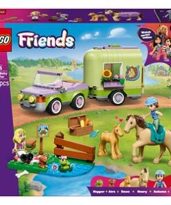 LEGO Friends: Remorca pentru cal si manz 42695, 7 ani+, 279 piese
