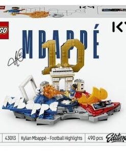LEGO Editions: Kylian Mbappe Momente importante din fotbal 43013, 10 ani+, 490 piese