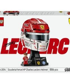 LEGO Editions: Casca lui Charles Leclerc Scuderia Ferrari HP 43014, 14 ani+, 886 piese