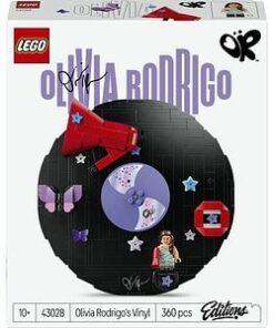 LEGO Editions: Music - Disc de vinil cu Olivia Rodrigo 430280, 10 ani+, 360 piese