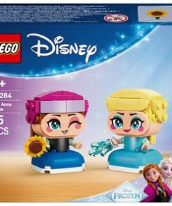 LEGO Disney Princess: Miniprintesele Anna si Elsa 43284, 5 ani+, 65 piese