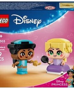 LEGO Disney Princess: Miniprintesele Jasmine si Rapunzel 43303, 5 ani+, 59 piese