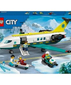 LEGO City: Avion-ambulanta pentru urgente 60465, 6 ani+, 403 piese
