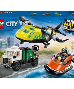LEGO City: Avion - Autospeciala de service si aeroglisor in versiuni adaptate 60505, 7 ani+, 990 piese