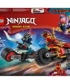 LEGO Ninjago: Cursa de viteza cu motocicleta lui Kai 71838, 6 ani+, 79 piese