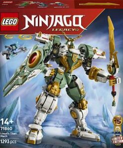 LEGO Ninjago: Robotul de Titan al lui Lloyd la a 15-a aniversare 71860, 14 ani+, 1293 piese