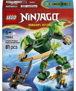 LEGO Ninjago: Pachet de lupta cu robotul dragon al lui Lloyd 71862, 6 ani+, 81 piese