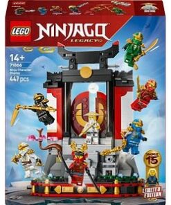 LEGO Ninjago: Model pentru etalare cu personaje ninja la a 15-a aniversare 71866, 14 ani+, 447 piese