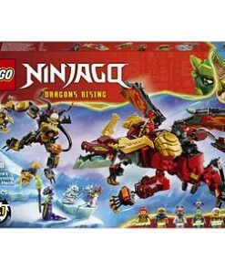 LEGO Ninjago: Robotul dragon transformator al lui Wyldfyre 71868, 9 ani+, 821 piese