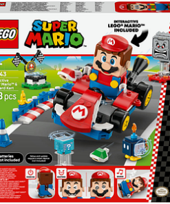 LEGO Super Mario: Mario Kart - Mario interactiv si Standard Kart 72043, 7 ani+, 278 piese