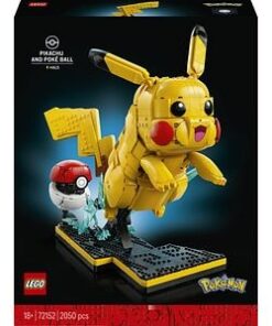 LEGO Pokemon: Pikachu si Poke Ball 72152, 18 ani+, 2050 piese