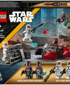 LEGO Star Wars: Pachet de lupta Asediul de pe Mandalore 754490, 6 ani+, 116 piese
