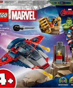 LEGO Marvel: Capitanul America vs Thanos 76319, 4 ani+, 107 piese