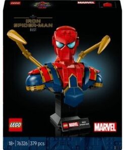 LEGO Marvel: Bustul lui Iron Spider-Man 76326, 18 ani+, 379 piese