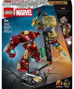 LEGO Marvel: Batalie memorabila - Hulkbuster vs Hulk 76343, 9 ani+, 413 piese