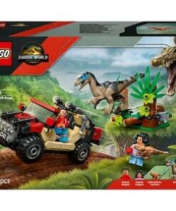 LEGO Jurassic World: Evadare off-road din calea unui Velociraptor 76972, 6 ani+, 285 piese