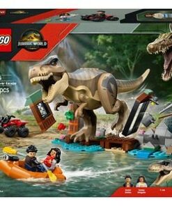 LEGO Jurassic World: Evadare pe rau din calea unui T. rex 76975, 5 ani+, 199 piese