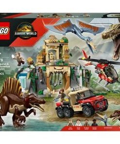LEGO Jurassic World: Misiune aeriana cu Spinosaurus si Quetzalcoatlus 76976, 8 ani+, 984 piese