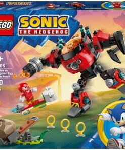 LEGO Sonic The Hedgehog: Knuckles vs. Dr. Eggman si robotul Egg Crusher 77005, 8 ani+, 350 piese