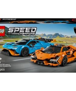 LEGO Speed Champions: Lamborghini Revuelto si Huracan STO 77238, 10 ani+, 607 piese