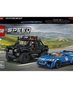 LEGO Speed Champions: Jaguar Project 7 si Land Rover Defender 77264, 10 ani+, 740 piese